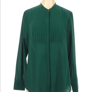 J.Crew Green Button down Blouse